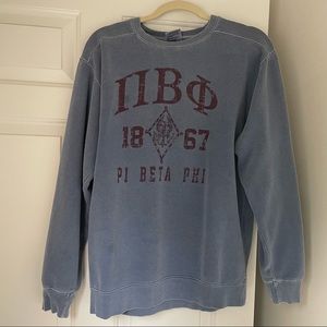 Pi Beta Phi Comfort Colors sweatshirt